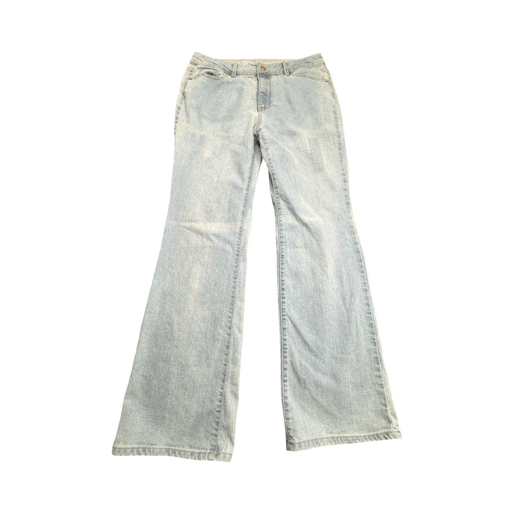 No Boundaries Jeans‎ Womens 13 Blue Light Wash Flare High Rise Stretch Denim